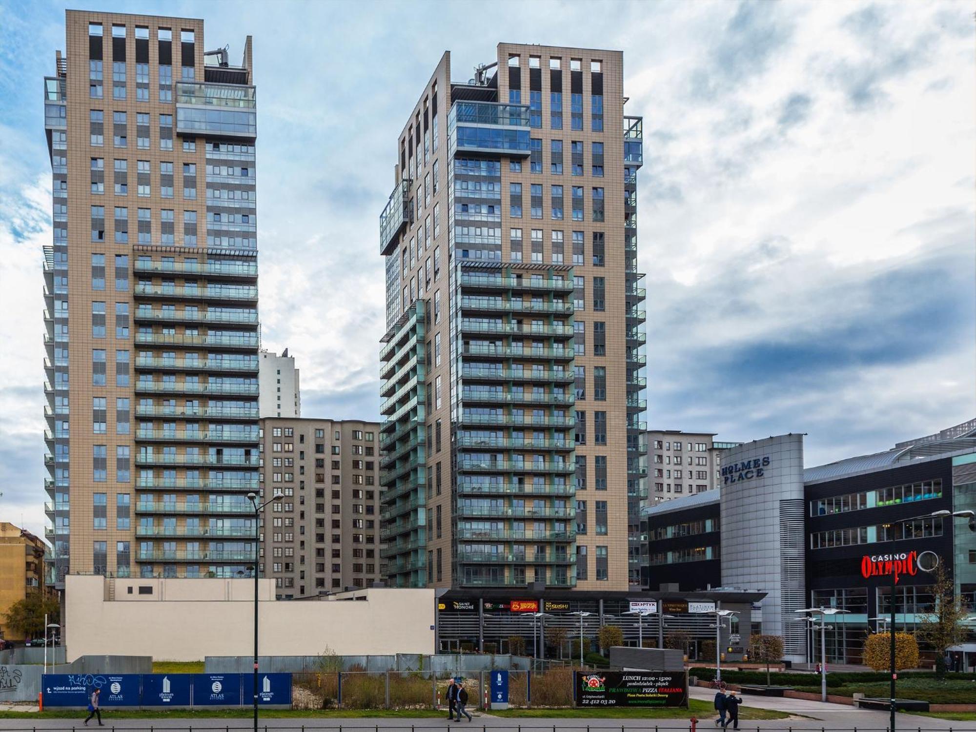 Golden Apartments Warsaw - Big And Bright Apartment In Platinum Towers- Browary- Grzyb61A Exterior foto